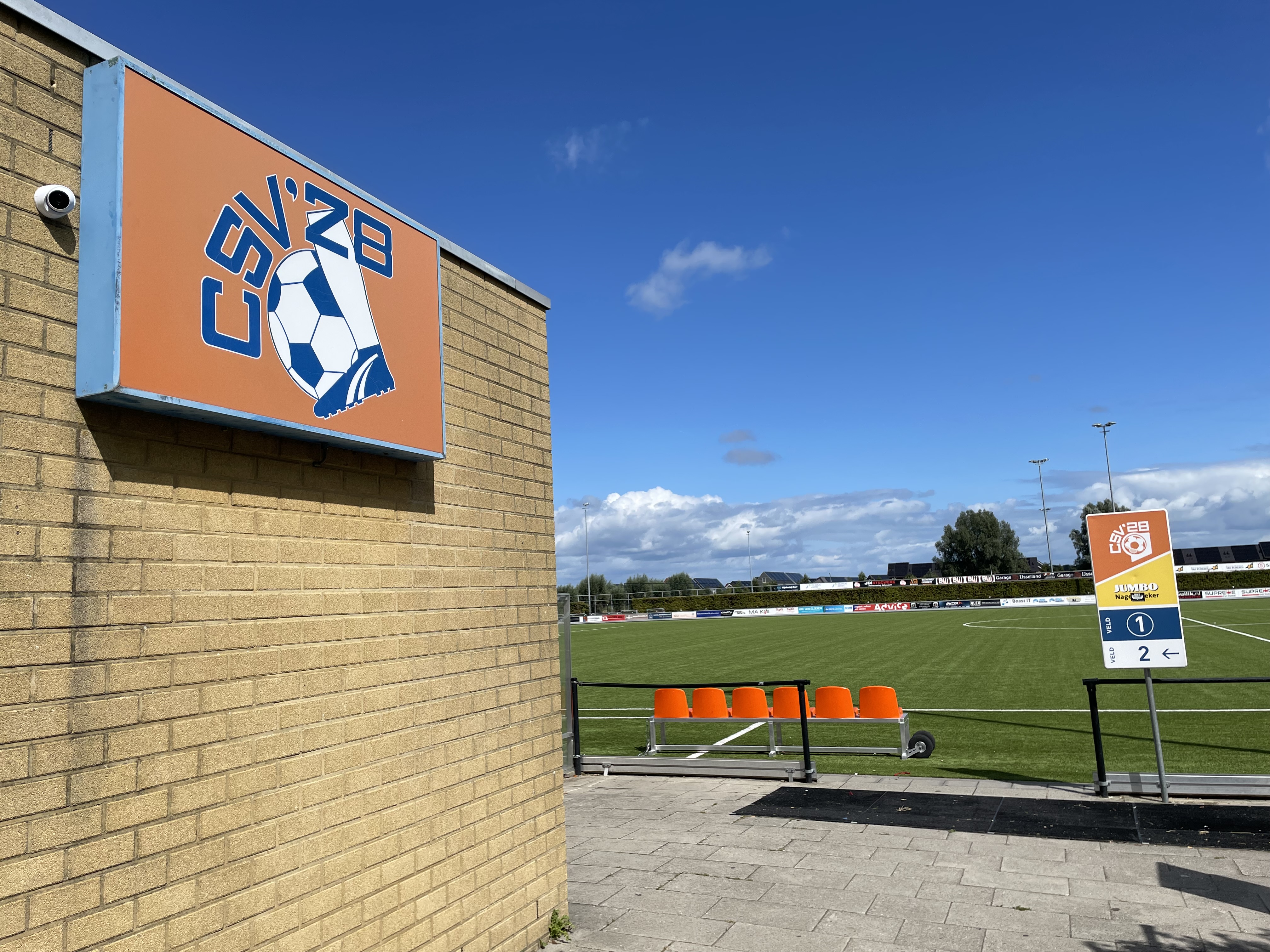 Blik op het hoofdveld van CSV'28