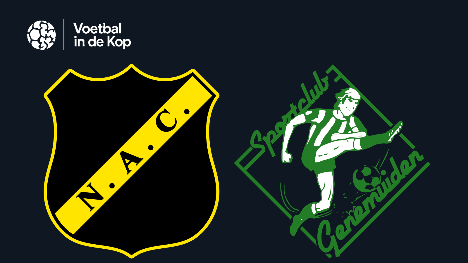 NAC Breda tegen SC Genemuiden