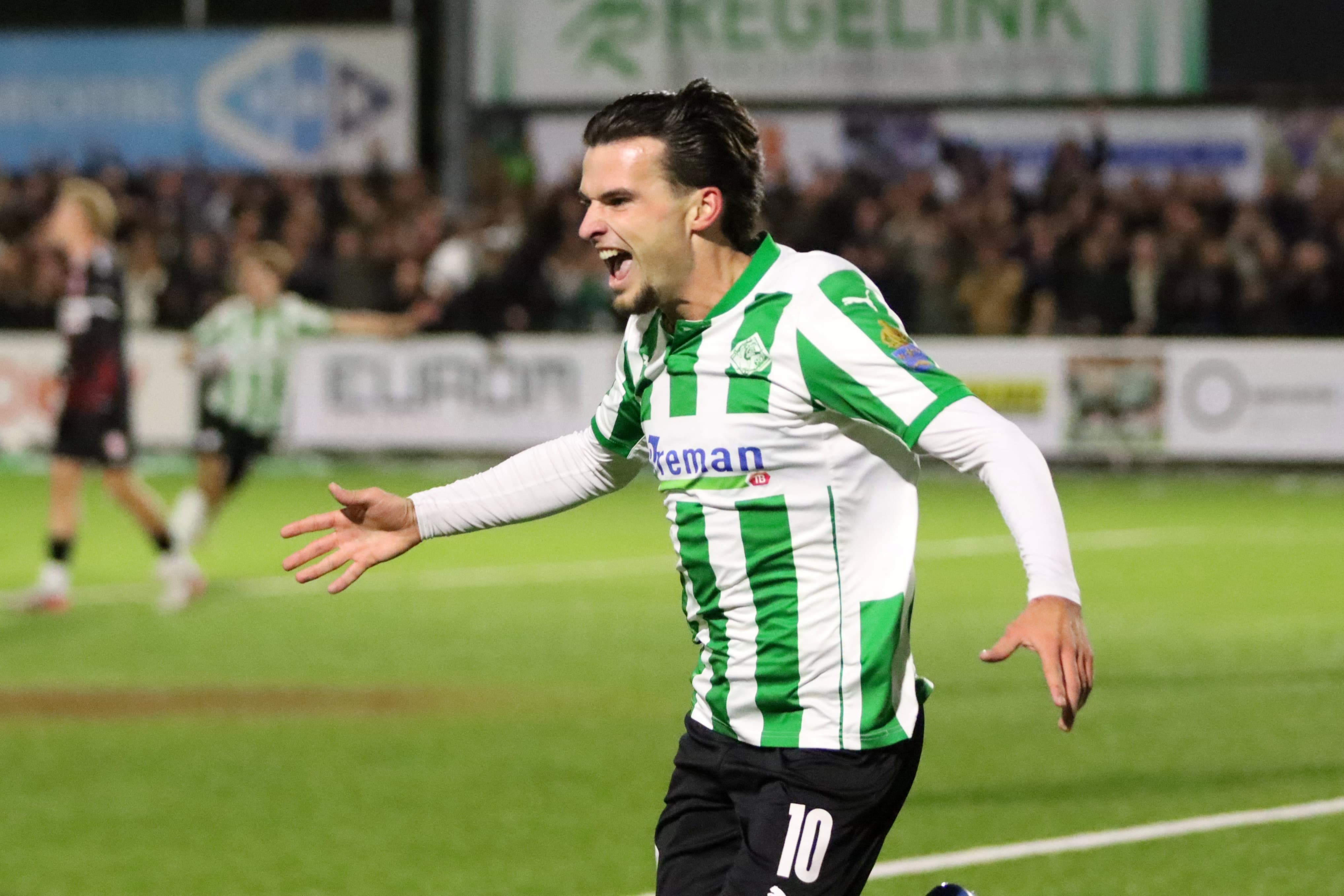 Thijmen de Lange na de 1-0