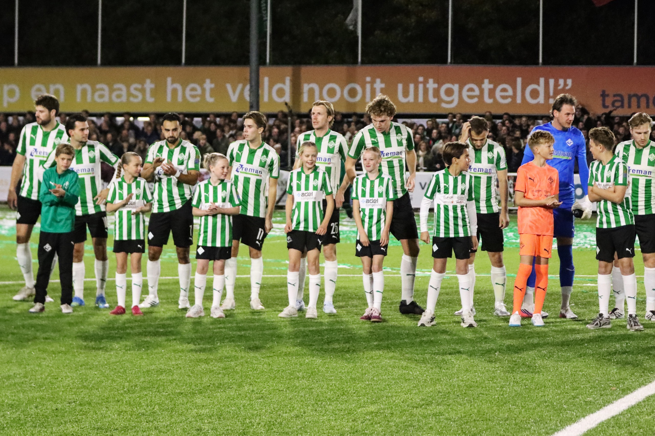 Line-up SC Genemuiden voor het duel met FC Dordrecht